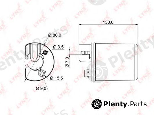  LYNXauto part LF-962M (LF962M) Fuel filter