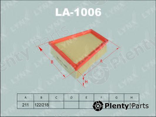  LYNXauto part LA1006 Air Filter