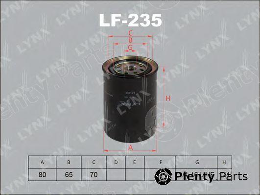  LYNXauto part LF235 Fuel filter