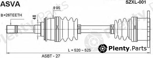  ASVA part SZXL001 Replacement part