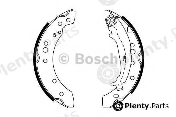  BOSCH part 0986487746 Brake Shoe Set