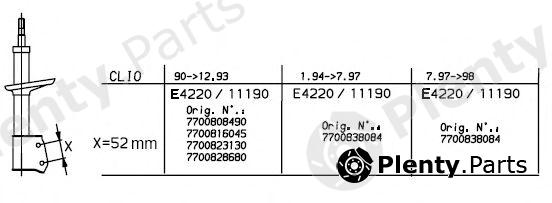  MONROE part 11190 Shock Absorber