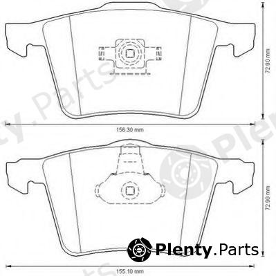  JURID part 573199J Brake Pad Set, disc brake