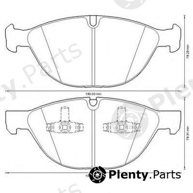  JURID part 573317J Brake Pad Set, disc brake