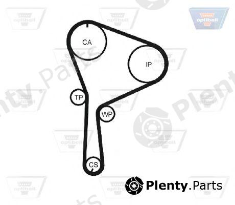  OPTIBELT part ZRK1428 Timing Belt