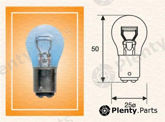  MAGNETI MARELLI part 008529100000 Bulb, stop light; Bulb, rear fog light; Bulb