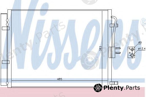  NISSENS part 940428 Condenser, air conditioning