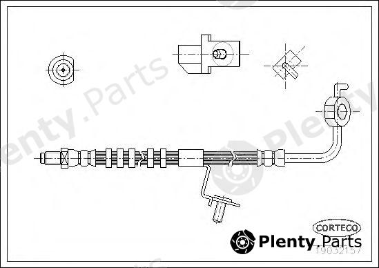  CORTECO part 19032157 Brake Hose