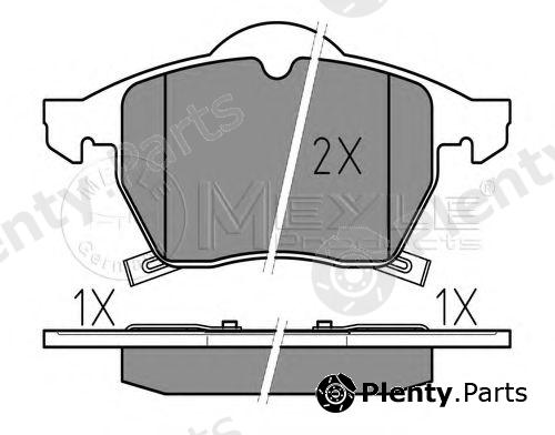  MEYLE part 0252311619/W (0252311619W) Brake Pad Set, disc brake