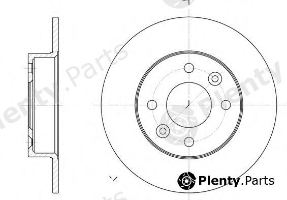  REMSA part 6066.00 (606600) Brake Disc