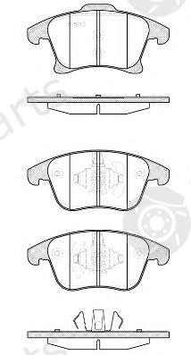  REMSA part 1249.20 (124920) Brake Pad Set, disc brake
