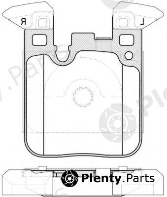  REMSA part 1539.00 (153900) Brake Pad Set, disc brake