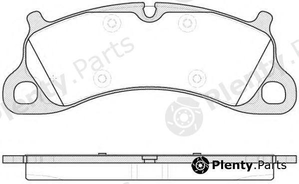  REMSA part 1542.00 (154200) Brake Pad Set, disc brake