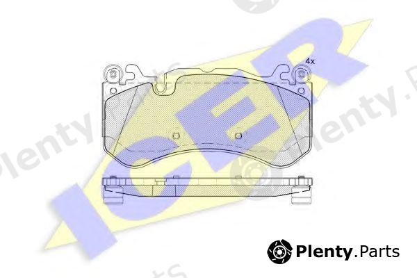  ICER part 182079 Brake Pad Set, disc brake