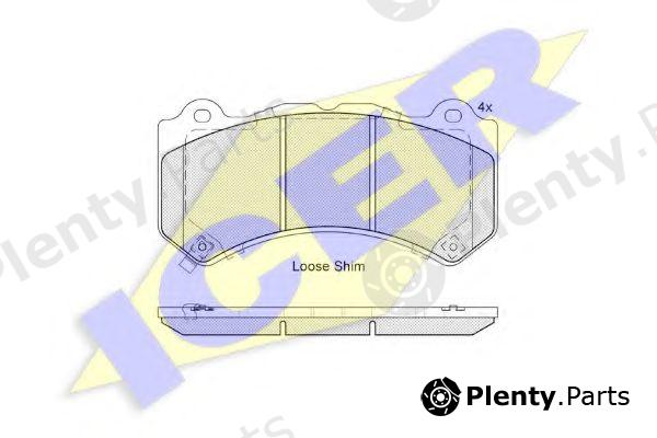  ICER part 182164 Brake Pad Set, disc brake