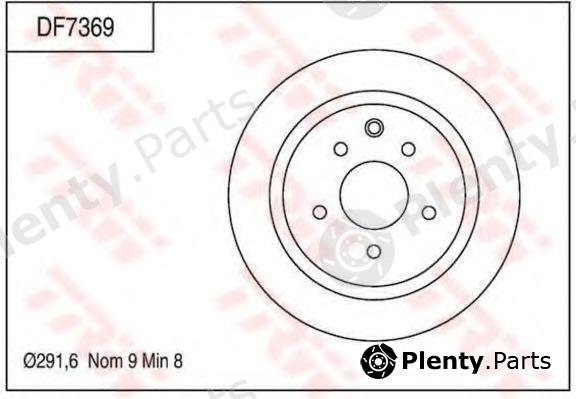  TRW part DF7369 Brake Disc