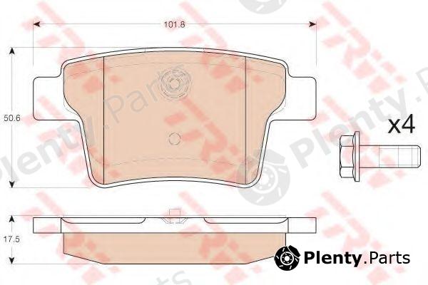  TRW part GDB1988 Brake Pad Set, disc brake