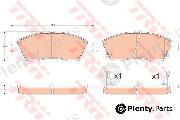  TRW part GDB3613 Brake Pad Set, disc brake