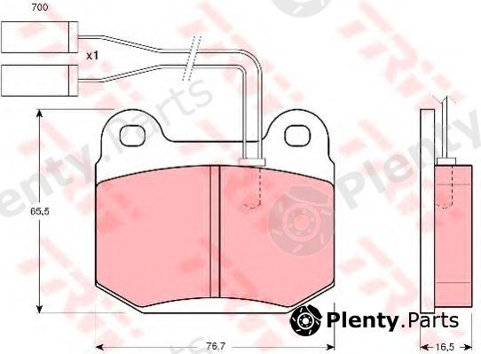  TRW part GDB364 Brake Pad Set, disc brake
