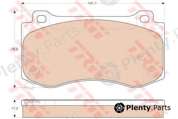  TRW part GDB4449 Brake Pad Set, disc brake