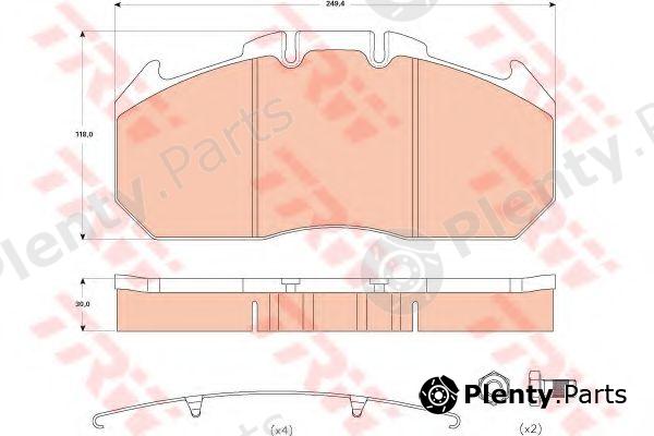 TRW part GDB5086 Brake Pad Set, disc brake