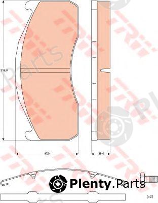  TRW part GDB5103 Brake Pad Set, disc brake