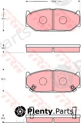  TRW part GDB7691 Brake Pad Set, disc brake