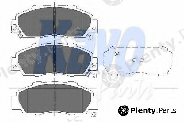  KAVO PARTS part KBP2002 Brake Pad Set, disc brake