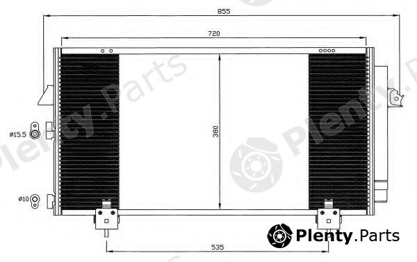  NRF part 35381 Condenser, air conditioning