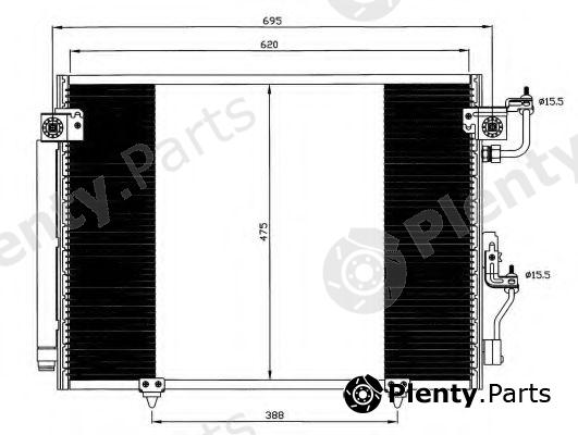  NRF part 35619 Condenser, air conditioning
