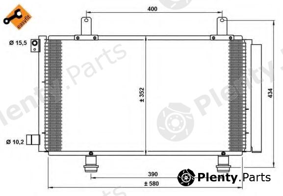  NRF part 35782 Condenser, air conditioning