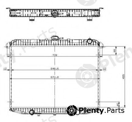  NRF part 509533 Radiator, engine cooling