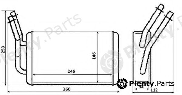  NRF part 54230 Heat Exchanger, interior heating