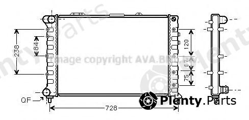  AVA QUALITY COOLING part ALA2079 Radiator, engine cooling