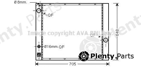  AVA QUALITY COOLING part AUA2166 Radiator, engine cooling
