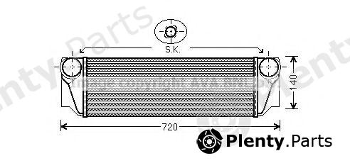  AVA QUALITY COOLING part BW4413 Intercooler, charger