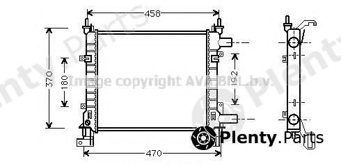  AVA QUALITY COOLING part FDA2260 Radiator, engine cooling
