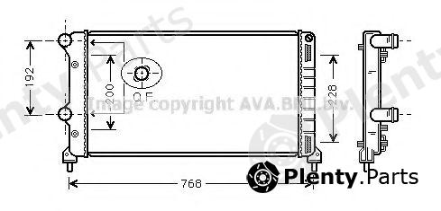  AVA QUALITY COOLING part FTA2250 Radiator, engine cooling