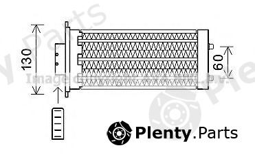  AVA QUALITY COOLING part OL6573 Heat Exchanger, interior heating