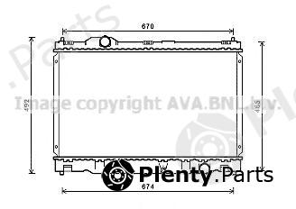  AVA QUALITY COOLING part TO2669 Radiator, engine cooling
