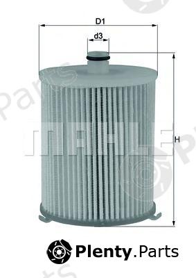  MAHLE ORIGINAL part KX245/4D (KX2454D) Fuel filter