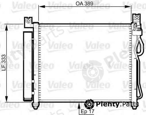  VALEO part 814346 Condenser, air conditioning