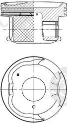  KOLBENSCHMIDT part 41011606 Piston