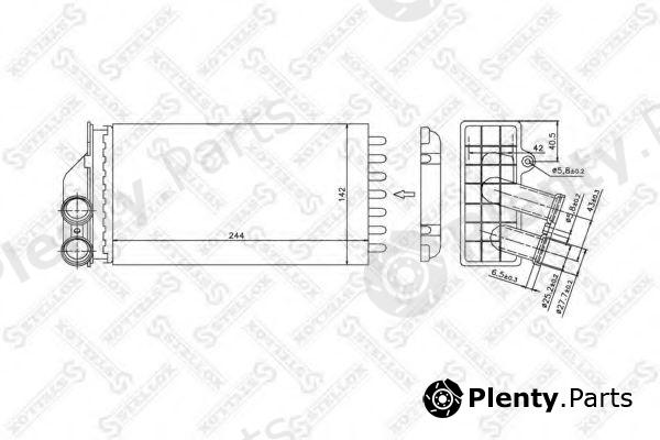  STELLOX part 10-35103-SX (1035103SX) Heat Exchanger, interior heating