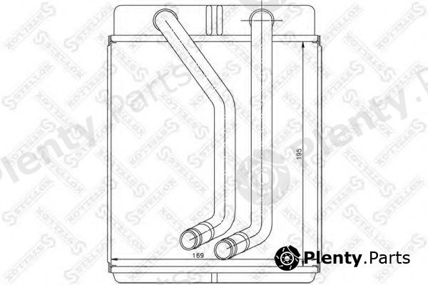  STELLOX part 10-35224-SX (1035224SX) Heat Exchanger, interior heating