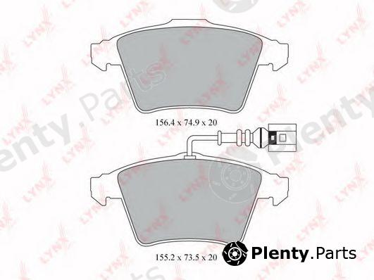  LYNXauto part BD-8006 (BD8006) Brake Pad Set, disc brake
