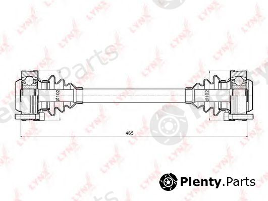  LYNXauto part CD-1401 (CD1401) Drive Shaft