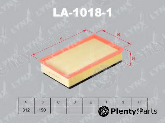  LYNXauto part LA-1018-1 (LA10181) Air Filter