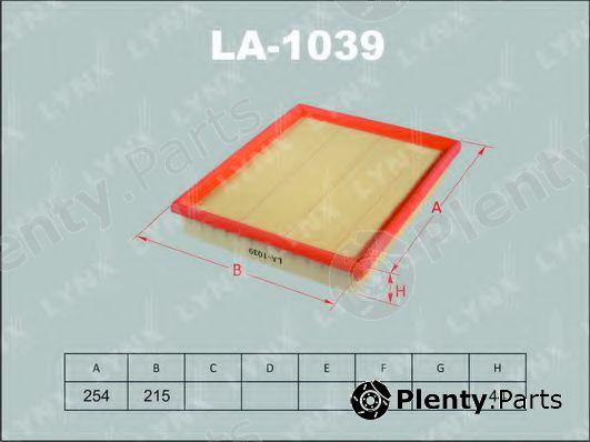  LYNXauto part LA1039 Air Filter