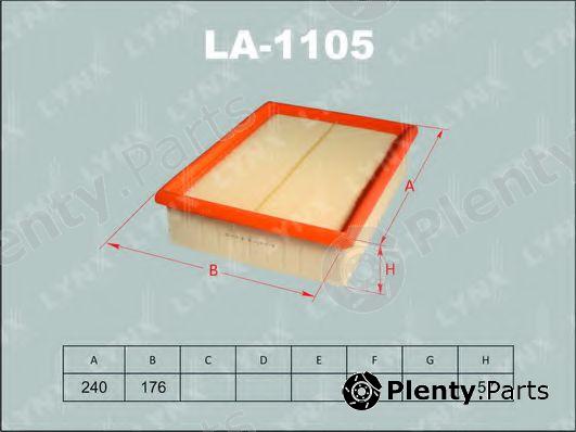  LYNXauto part LA-1105 (LA1105) Air Filter